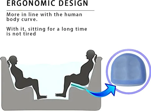 Vista 3 de Asiento inflable para bañera de hidromasaje con ventosas y cubierta de malla, asiento de cojín inflable de doble uso, almohada inflable