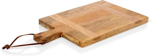 Vista 15 de TOSCANA - una marca Picnic Time - Tabla rectangular de charcutería Ravi, plato de madera para servir, tabla de queso, (madera de mango)