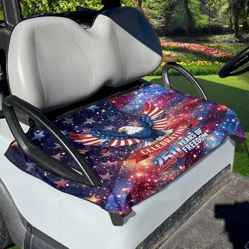 Vista 40 de Fundas de asiento de carrito de golf, toalla de manta de asiento de carrito de golf, cubierta de asiento de carrito de golf para asientos de 2