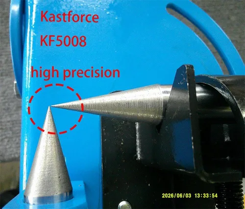 Vista 6 de KF5008 sierra de agujero de 2 pulgadas para tubos y tuberías, muescadora de tubos - Ajustable hasta 60 grados