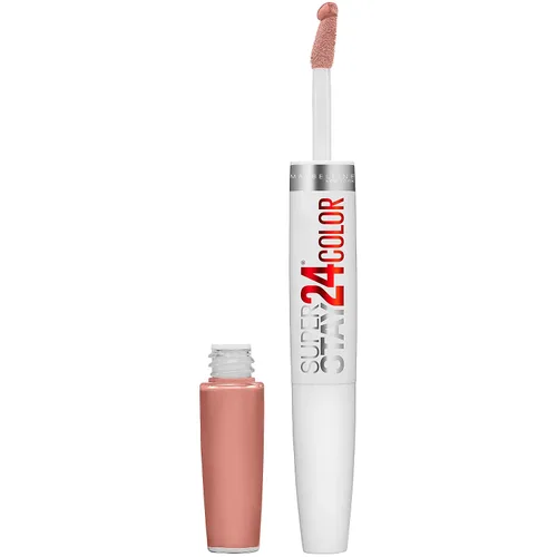 Vista 17 de Maybelline New York Superstay 24, color de labios en 2 pasos, naranja sin parar 210 NARANJA SIN PARAR