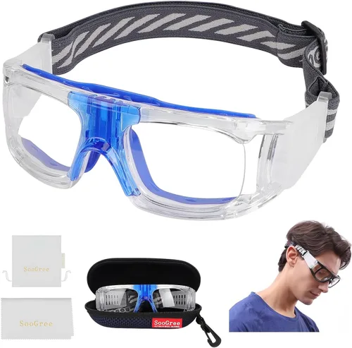 Vista 24 de SooGree Sports Glasses - Racquetball Goggles Basketball Football Eye Protective