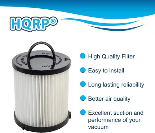 Vista 2 de HQRP Filtro de polvo HEPA compatible con Eureka 4230 4240 series Comfort Clean 4235AZ 4236AZ 4237AZ 4238AZ 4239AZ, aspiradora vertical WhirlWind