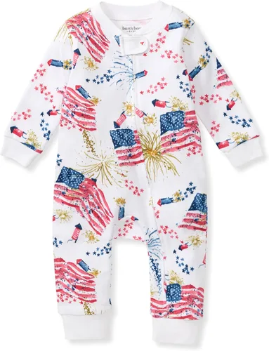 Vista 196 de Burt's Bees Baby - Pijama de una pieza para bebé, mameluco para dormir y jugar, algodón 100% orgánico, cremallera frontal