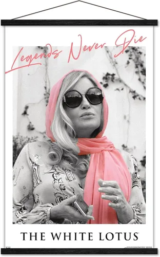 Vista 7 de Trends International The White Lotus - Póster de pared de leyendas que nunca mueren, 22.37 x 34.00 pulgadas, paquete de impresión premium y colgador