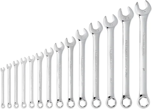 Vista 2 de GEARWRENCH Juego de llaves combinadas de 14 piezas de 6 puntos, SAE - 81924 (paquete de 6)
