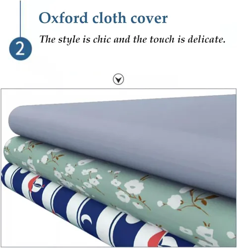 Vista 4 de large closets Portable Wardrobe Closet with Pattern Cloth Cover Wardrobe Closet Steel Rack Closet for Clothes Saves Space Storage Closet Space-saving