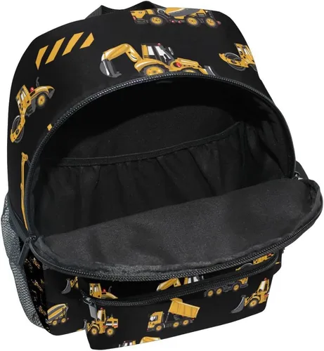 Vista 4 de Mochilas para niños, Excavadora Tractor Coche, Mochilas Daypack