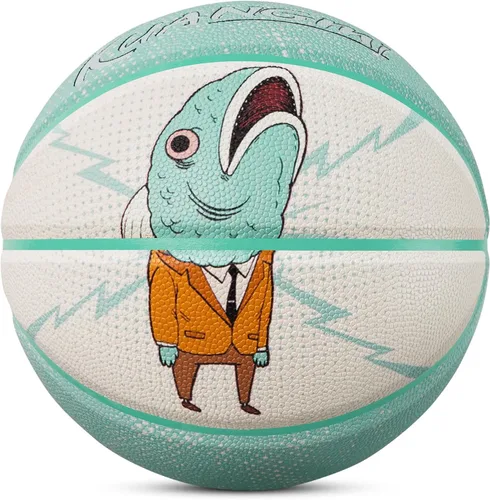 Vista 8 de Kuangmi Hip-hop Street Basketball, Standard Official Size 7 29.5", Indoor & Outdoor Street Basket Ball