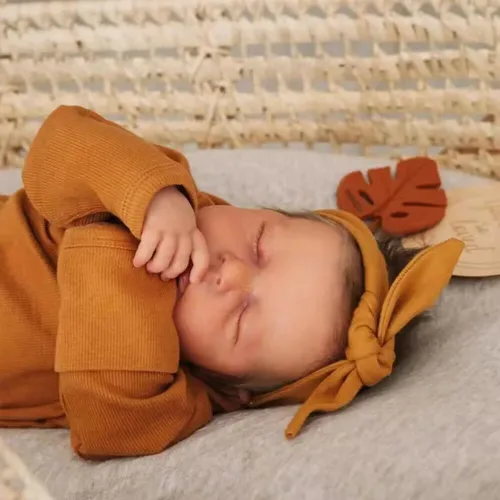 Vista 5 de Angelbaby Muñecas de Bebé Reborn de Vida Real Lindas Durmientes de 20 Pulgadas de Silicona de Cuerpo Completo Realistas de Bebé Recién Nacido Niño