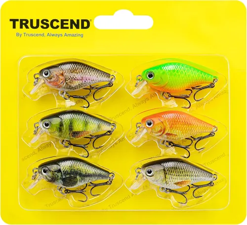 Vista 20 de TRUSCEND Swimmax - Señuelos de pesca realistas para agua salada y agua dulce, para trucha lucioperca, lucio, salmón azul, cebo, pesca de lubina