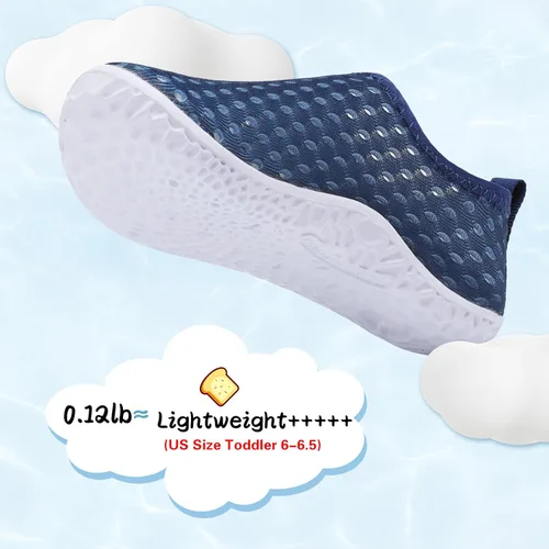 Vista 5 de Centipede Demon Zapatos de agua para niños y niñas, calcetines acuáticos descalzos para natación, playa, calcetines de verano, transpirables