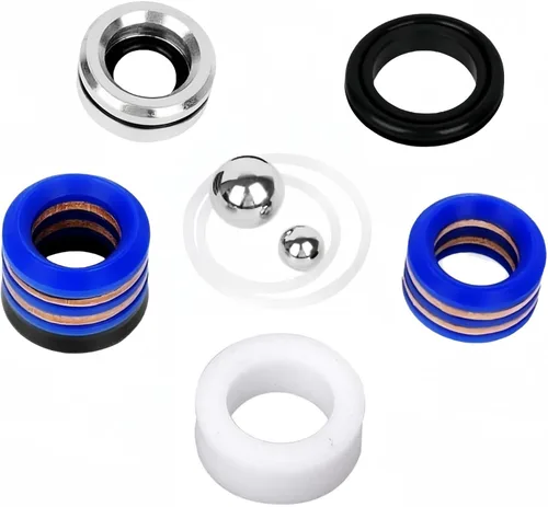 Vista 10 de 2 piezas 288716 de rosca de filtro de entrada de 3/4 pulgadas y 6 filtros de pistola pulverizadora sin aire 288749 compatibles con Graco X5/X7/ProX