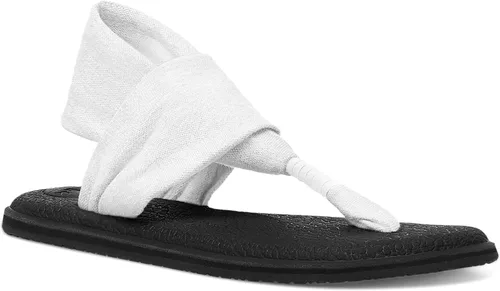 Vista 8 de Sanuk Sandalias de Yoga Sling 2 - sólidas vintage de tiras para mujer Negro