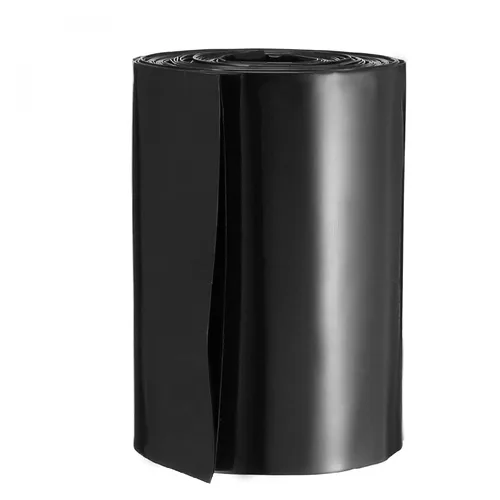 Vista 15 de uxcell Tubería termorretráctil de PVC de 1.969 in de ancho plano para 18650 16.4 ft de longitud, azul