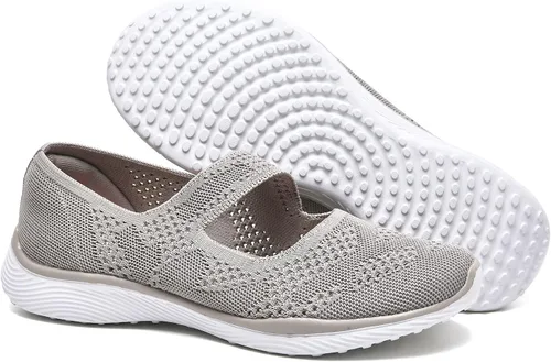 Vista 8 de HONHOLD Zapatos Mary Jane para caminar para mujer, zapatos casuales de enfermería, cómodos, antideslizantes, para trabajo y oficina