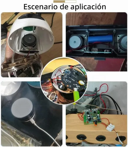 Vista 2 de Gikfun 2 "4 ohmios 3 W gama completa altavoz de audio estéreo Woofer altavoz para Arduino (paquete de 2 piezas) EK1725