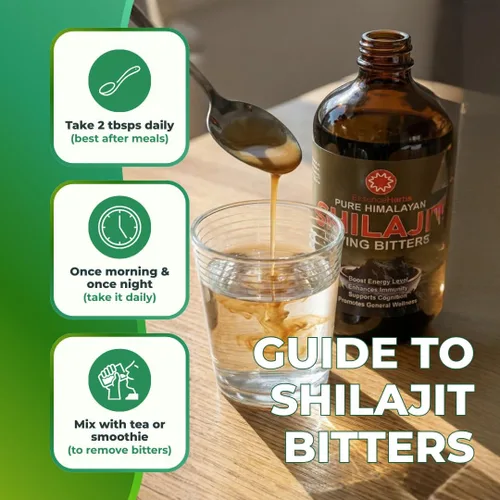 Vista 4 de Essence Herbs Shilajit - Líquidos amargos hechos con shilajit, moringa, semillas negras y más (paquete de 1)