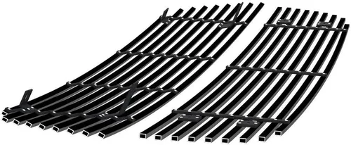 Vista 2 de APS Premium acero inoxidable SS negro Billet parrilla inserto combinado compatible con Suzuki Grand Vitara 2006 2007 2008 2009 2010 2011 2012