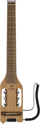 Vista 4 de Traveler Guitar Guitarra clásica ultraligera de 6 cuerdas, derecha, caoba (ULN MHSBW)