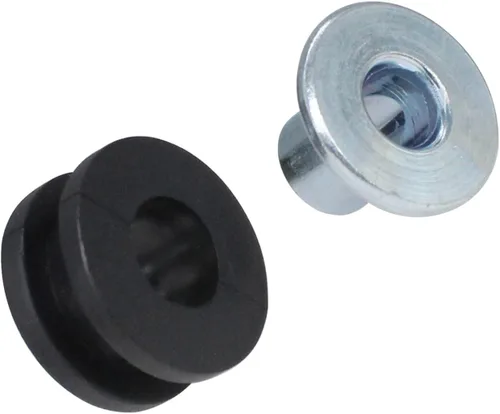 Vista 4 de Accessorios de motocicleta M6 Ojales de goma y pernos 10 piezas, Kit de reemplazo de ojales de goma y acero para motocicleta para carenados