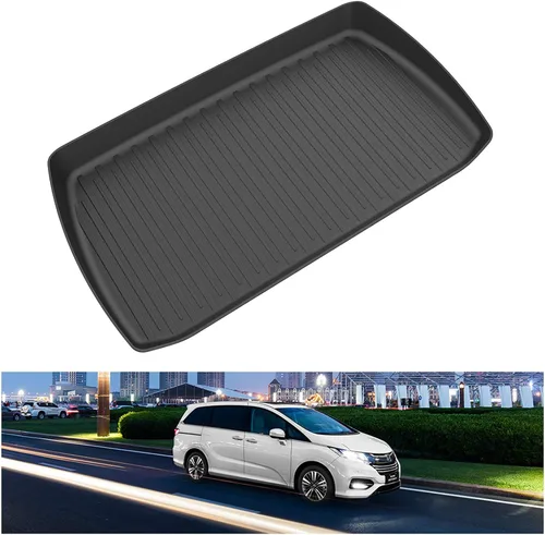 Vista 19 de KIWI MASTER Alfombrilla de maletero de carga para Toyota 4Runner 2010-2024, repuesto OEM PT218-89112 para todo tipo de clima, forro de maletero TPE