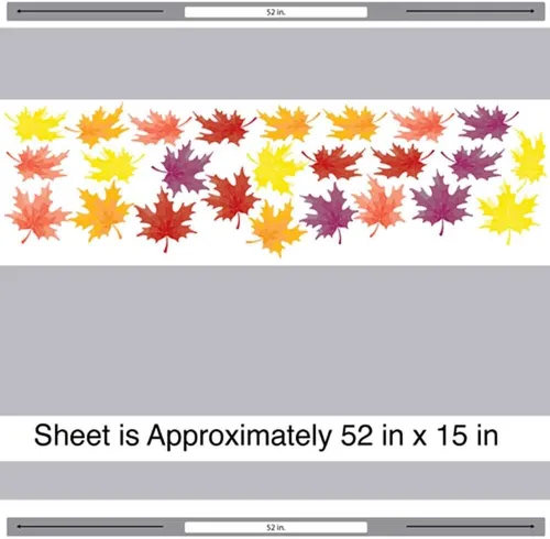 Vista 3 de calcomanía decorativo para pared de hojas de otoño Kit – Adhesivo de Pared, naturaleza by chromantics
