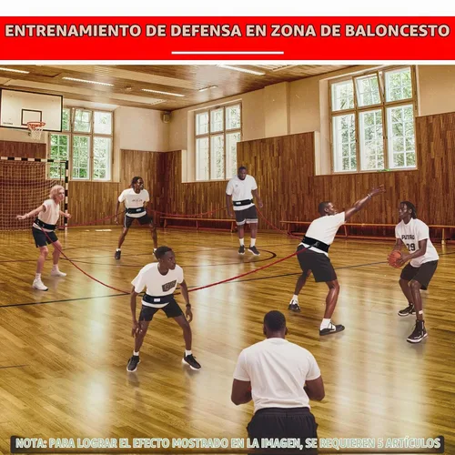Vista 3 de Zone Defense - Kit de entrenamiento para cinturón de resistencia, 1
