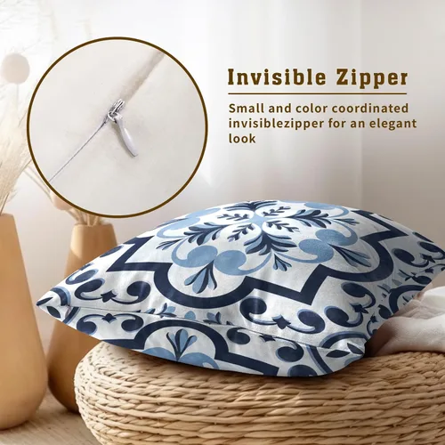 Vista 184 de Giwawa Juego de 2 fundas de almohada decorativas con diseño floral de girasol de 16 x 16 pulgadas, fundas de cojín decorativas para el hogar, sofá