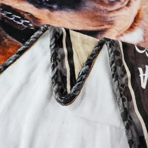 Vista 5 de Tupmnbry Manta tipo bóxer para perros y cachorros, manta de franela súper suave, ligera y esponjosa para mascotas lindas, 50 x 60 pulgadas