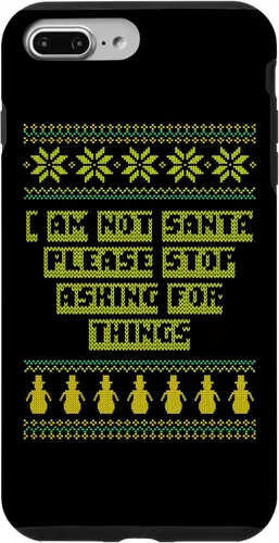 Vista 12 de iPhone 12 mini I Am Not Santa Stop Asking Things Christmas Parents Xmas Case