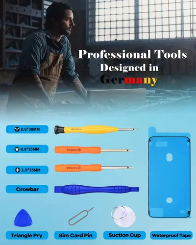Vista 6 de Ayake Reemplazo de pantalla para iPhone 11 Pro Max, pantalla LCD de 6.5 pulgadas Full HD y ensamblaje de digitalizador táctil True Tone Programable