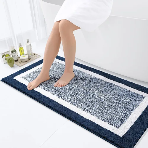 Vista 69 de OLANLY Alfombras de baño 24x16, tapetes de baño extra suaves y absorbentes de microfibra, antideslizantes, lavables a máquina, secan rápido