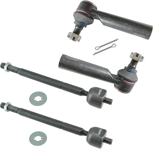 Vista 130 de TRQ Juego de varillas de acoplamiento delanteras interiores y exteriores, 4 piezas, compatible con Kia Soul 2014-2019 15-19 Soul EV