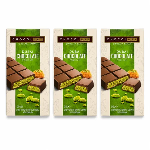 Vista 15 de Barra de chocolate ChoCart Dubai con algodón de azúcar y pistacho 95g de chocolate con leche belga prémium Delicia viral del Medio Oriente