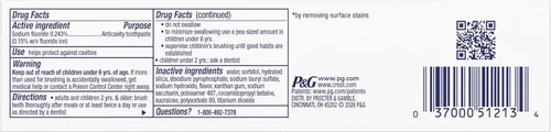 Vista 3 de Crest Pasta dental antisarro y anticaries con flúor, pasta regular, 2.4 onzas (paquete de 3)