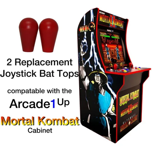 Vista 2 de RetroArcade.us Arcade1up Mortal Kombat, Rampage, Jamma, MAME, 2 asas superiores de palanca, nuevo
