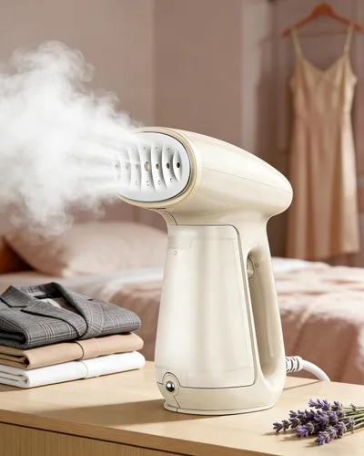 Vista 9 de Bear Vaporizador para ropa, vaporizador de ropa de mano, vaporizador de ropa de 1300 W de potencia fuerte con tanque de 7.8 fl oz, calentamiento