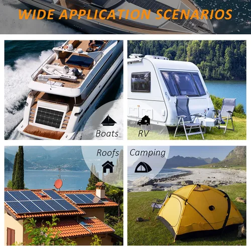 Vista 8 de Kit solar eólico de 500 W, sistema de 12 V fuera de la red: generador de turbina eólica de 400 W + 1 panel solar flexible ETFE de 100 W +