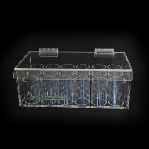 Vista 5 de J&J Ortho Orthodontic Ligature - Caja de almacenamiento de acrílico transparente