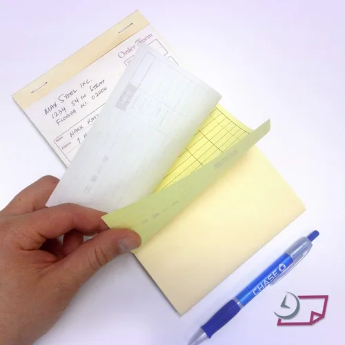 Vista 4 de NextDayLabels Formularios de pedido autocopiativos de 2 partes 5.5x8.5