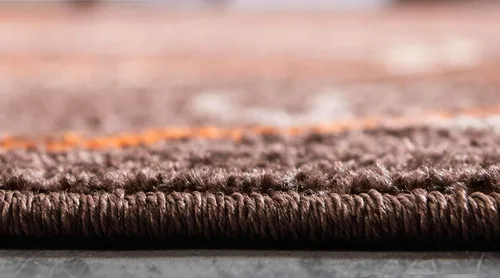 Vista 4 de Unique Loom - Tapete con diseño abstracto, informal, moderno y contemporáneo de la colección otoñal, rectangular de 2 x 3 pies, diseño con círculos