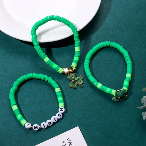 Vista 192 de Surfer Heishi - Pulseras apilables para mujer, apilables, de vinilo arcoíris, disco de arcilla, pulseras elásticas para la amistad, joyería bohemia