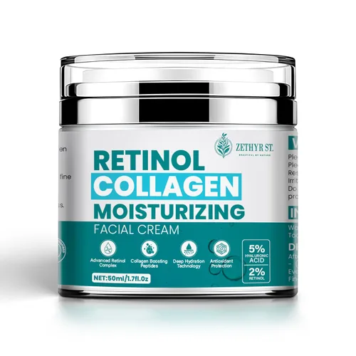Vista 7 de Hidratante facial con retinol de colágeno, crema de retinol antienvejecimiento para la piel, crema hidratante facial para reducción de arrugas