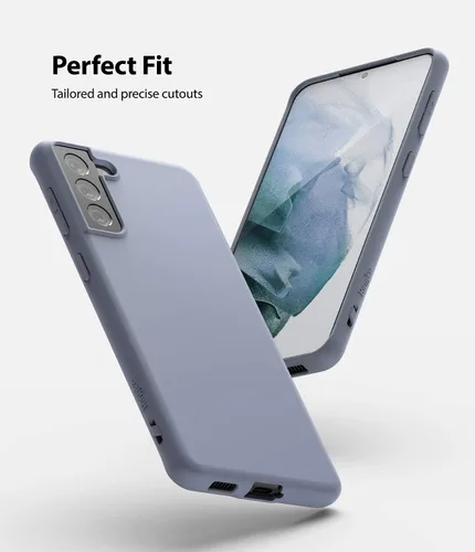 Vista 8 de Ringke Air-S - Funda compatible con Samsung S21 Plus 5G, funda de TPU suave con textura satinada mate, color gris lavanda Lavanda Gris