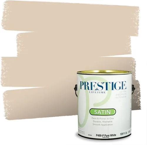 Vista 235 de Pintura 2 en 1, para primera mano y para exterior, de Prestige Paints, E100-N-1120BM