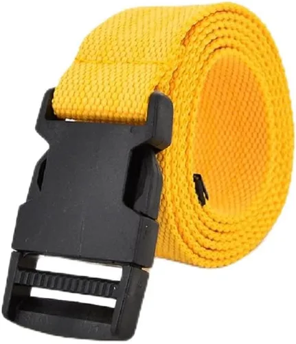 Vista 21 de AIBEARTY Cinturón de lona con hebilla ajustable, cintura larga para mujeres, hombres, adolescentes