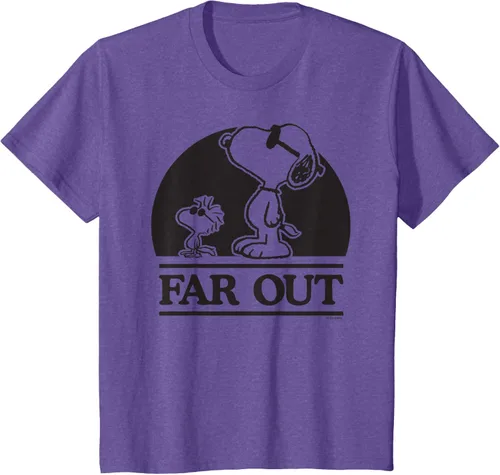 Vista 38 de Peanuts Woodstock 50th Anniversary Far Out Snoopy - Camiseta Blanco