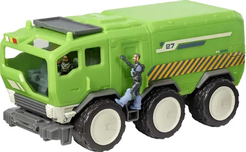 Vista 3 de Mattel Disney y Pixar Lightyear - Vehículo de juguete pequeño con 2 figuras, Buzz Lightyear Truck, Buzz & Izzy Figures, Hyperspeed Series
