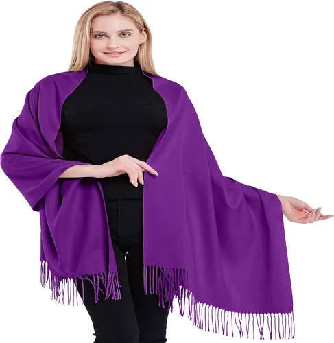 Vista 28 de CJ Apparel 100% Cashmere Shawls Shawl Scarf Wrap Stole Scarves Wraps Stoles Azul bebé